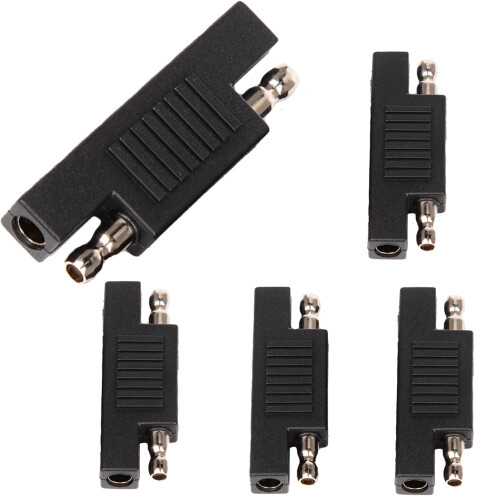 SAE Connector Set 5 Pack Polarity Reverse Adapter Quick Disconnect Extension for Solar Panel Charger 1