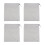 4 Pack Brew Bags -Reusable Mesh Bag for Fruit Cider  Grape Wine Press Drawstring Straining Brew in a Bag 38X42cm 1
