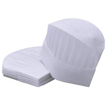25 Confezioni di Cappello da Cuoco Usa e Getta SMS Non Tessuto da Cucina Cappelli da Cucina Cappellino da Forno