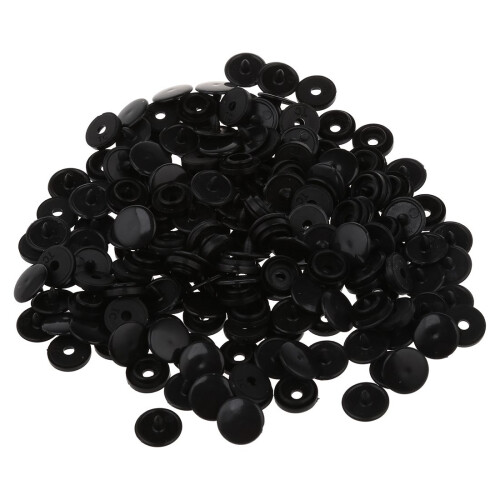 50 pcs T3 KAM SNAPS press studs Scrapbook Sewing buttons black