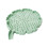 Modern Flower  Soap Tray With Drainage  Silicone-Light Green 1
