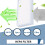 18Pcs for V55 Pro Mop Cloth Side Brush Hepa Filter for  V55 Pro Robot Vacuum Cleaner Main Filter Patch Replacement 7