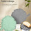 Modern Flower  Soap Tray With Drainage  Silicone-Light Green 2