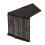 Openwork Dining Table Runner Washable Polyester Elegant-Black 1
