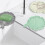Modern Flower  Soap Tray With Drainage  Silicone-Light Green 6