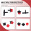 200 Adjustable Irrigation Drippers with Drip Irrigation Kit for Garden Watering Fitting 6
