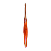 Ergonomic Grip Aluminium Crochet Hook Acrylic Handle- 6.5