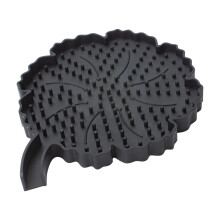 Durable Silicone Trivet Set Heat Resistant Kitchens Mats-Black