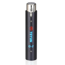 TEYUN Q2 Microphone PréAmplificateur Dynamique Gain 28Db Amplificateur Microphone Dynamique 48V Structure MéTallique Q-2 pour Live