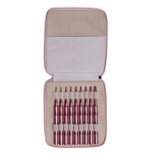 9Pcs Ergonomic Aluminum Alloy Crochet Hook 3.0mm-8.0mm for