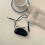 Simple PU Neck Pouches Organizers Hands Release Design-Black 4