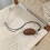 Hands Release Car Key Protectors Wallet Portable-brown 5