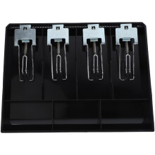 Casella Del Registratore di Cassa con Clip Per Custodia Rigida Novità Classify Store Cassa Cassetto Portamonete Cassetto Per Contanti Cassetto