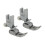 2PCS Steel Metal Presser Feet Replaceable Sewing Machine Roller 1