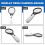 3 LED Licht 45X Handheld Lupe Lesen Lupe Objektiv Schmuck Lupe 7
