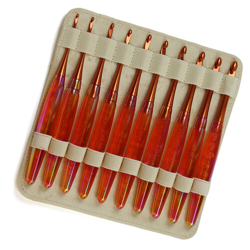 Acrylic Handle Crochet Hook Ergonomic Crochet Needle 3.0-8.0mm
