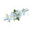 Curtain Tieback Flower Window Curtain Bind Holdback-Blue 1