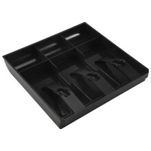 Money Cash Coin Register Insert Tray Replacement Cashier Drawer Storage Register Tray Box Classify Store Black