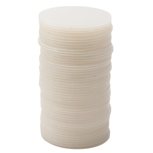200 PeçAs Chaveiro AcríLico Redondo em Branco 2 Polegadas Discos AcríLicos Transparentes CíRculos Transparentes para Chaveiro DIY Projeto de