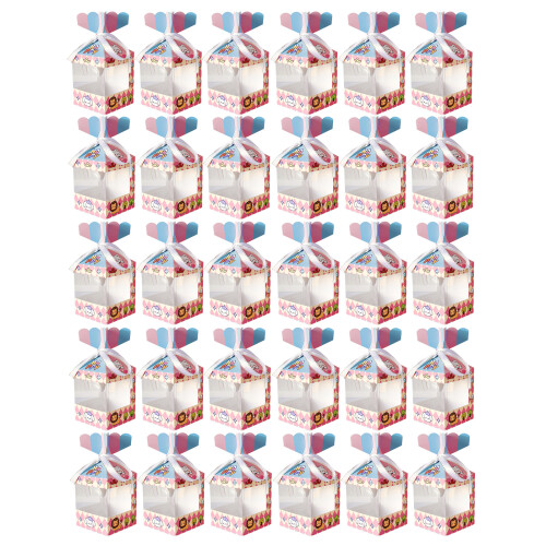 30pcs Cartoon Print Biscuit Gift Boxes Candy Boxes for-A