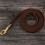 2M Long Leather Braided Pet Dog Walk Traction Collar Strap Training Leash Lead 6