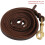 2M Long Leather Braided Pet Dog Walk Traction Collar Strap Training Leash Lead 8