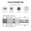 TNC enchufe macho a BNC conector Jack hembra M/F Conector Coaxial Cable adaptador RF 2