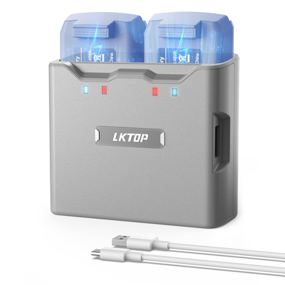 Dual Battery Charging Hub Usbc Fast Parallel Charger For Dji Mini 4K And Mini 2 Drones 9092120792010