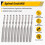10 PCS 2mm x 15mm Carbide Single Flute End Mill Router Bit for Engraving Machine 3