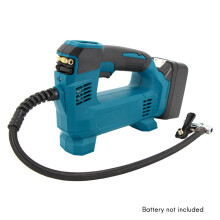 Electric Air Pump for 18V Lithium Battery Cordless Air Inflator with LED Light for Tire Pumping/ Inflation