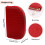 Crochet Hook Organiser Leather Knitting Tool Storage Case-Red 4