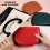 Crochet Hook Organiser Leather Knitting Tool Storage Case-Red 7