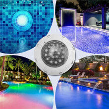 7 Colors 24V 18W LED RGB Underwater Swimming Pool Bright Light /Remote Control