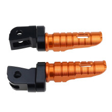 Motorcycle Front Footpegs for 200 250 300 690 790 790R 890 890R Front Foot Pegs(Orange)