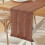Low Maintenance Lace Embellished Table Runner 180cm Wrinkles-BG 5
