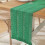 Low Maintenance Lace Embellished Table Runner 180cm Wrinkles-BG 6