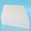 19 cm x 12.5cm Flat White Plastic Cake Decorator Dough Pastry Scraper Tool 6