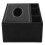 PU Tissue Box Remote Control Holder Multifunctional Desktop Organizer Pencil Scissor Container (Black) 8