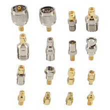 16 Typ SMA Steckverbinder SMA Adapter SäTze SMA auf MCX/TV/F/N/BNC/UHF/RP-SMA Gerader, Vernickelter Test Stecker