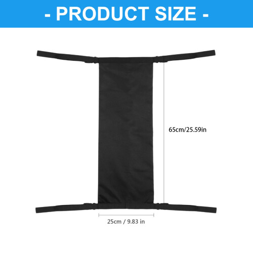 Wheelchair Accessory Oxygen Tanks Bag Waterproof Designs-Black 1