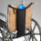 Wheelchair Accessory Oxygen Tanks Bag Waterproof Designs-Black 4