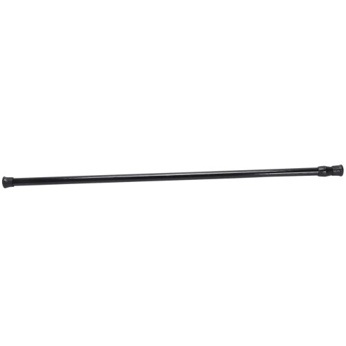 Extendable Telescopic Spring Loaded Net Voile Tension Curtain Rail Pole Rods,70~120cm,Black 2