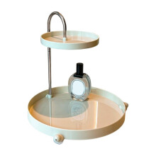 Makeup Organizer Tray Cosmetics Jewelry Lipstick Skin Care Rack Perfume Watch Glasses Key Rack Bathroom Shelf B