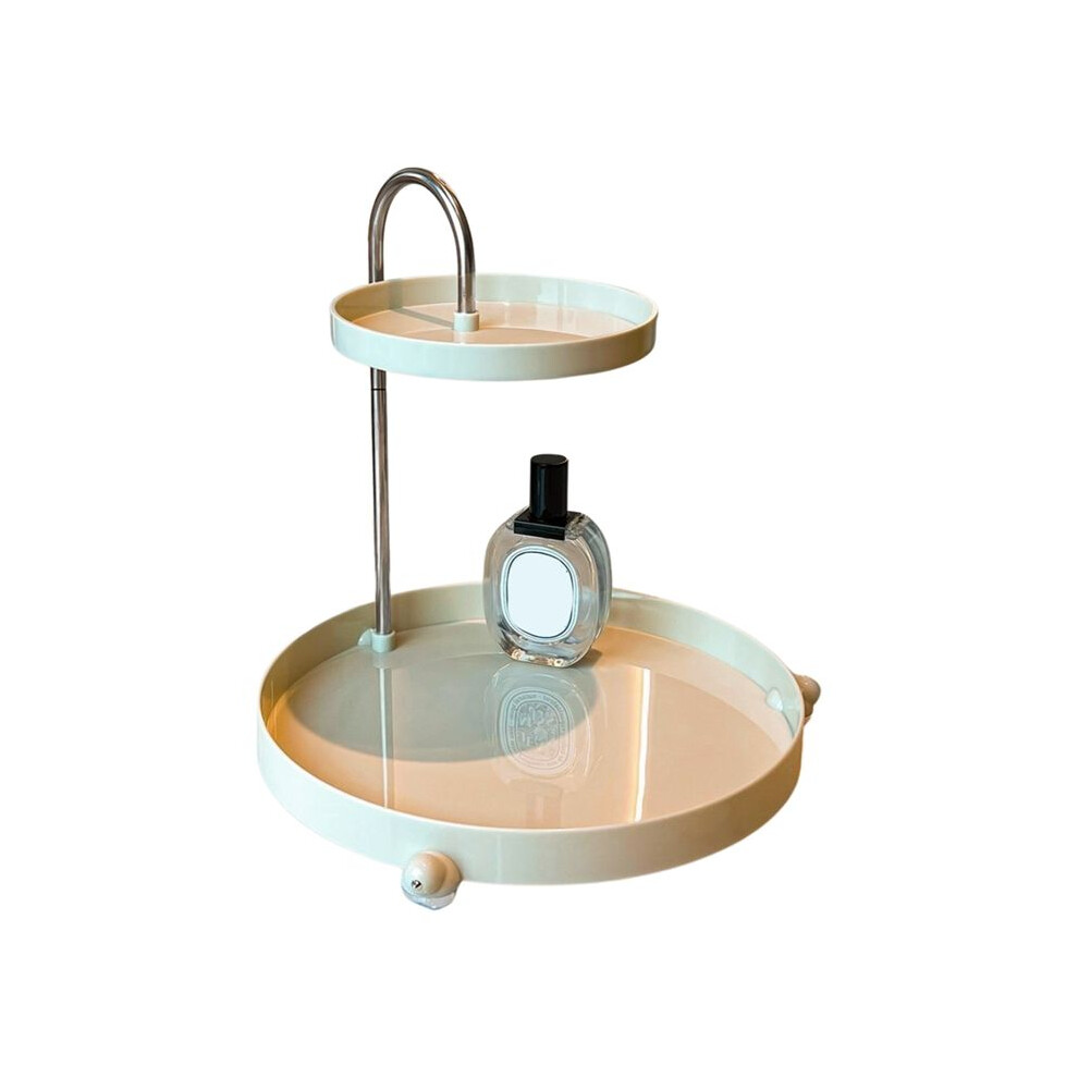 Tlily Makeup Organizer Tray Cosmetics Jewelry Lipstick Skin Care Rack Perfume Watch Glasses Key Rack Bathroom Shelf B
