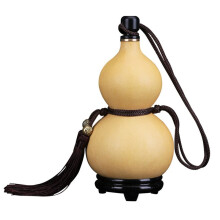 Kalebas Wijnfles Buitenwaterfles met Kwastkoord Buiten Draagbare Waterfles met Stop Fles Ketel Chinees