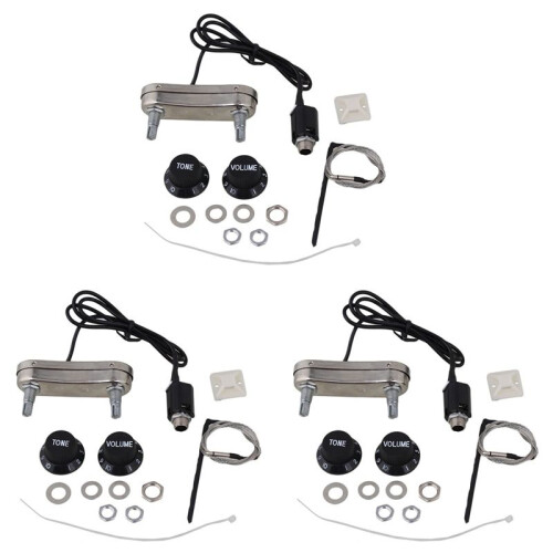 3X Acoustic Guitar Pickup Piezo & Passive Preamp PS700