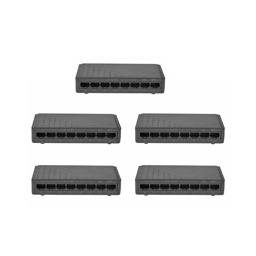 5X 8 6+2 Poe Injector Power Over Rj45 Ethernet Family Network System 10/100M 4713136682762