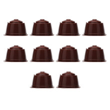 10 Wiederverwendbare Kaffeekapseln, Geeignet für die DolceGusto-Kaffeemaschine. Kaffeekapseln Können Kaffeefiltertassen Füllen.