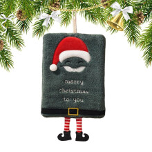 Hangable Hand Towels for Wiping Hands, Quick-Absorbing Water, Cute Dry Towels, Festive Kitchen Decoration B