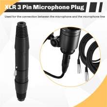 10 Pairs XLR 3 Pin Microphone Audio Cables Plug Connectors Male Female MIC Snake Plug Cable Connectors